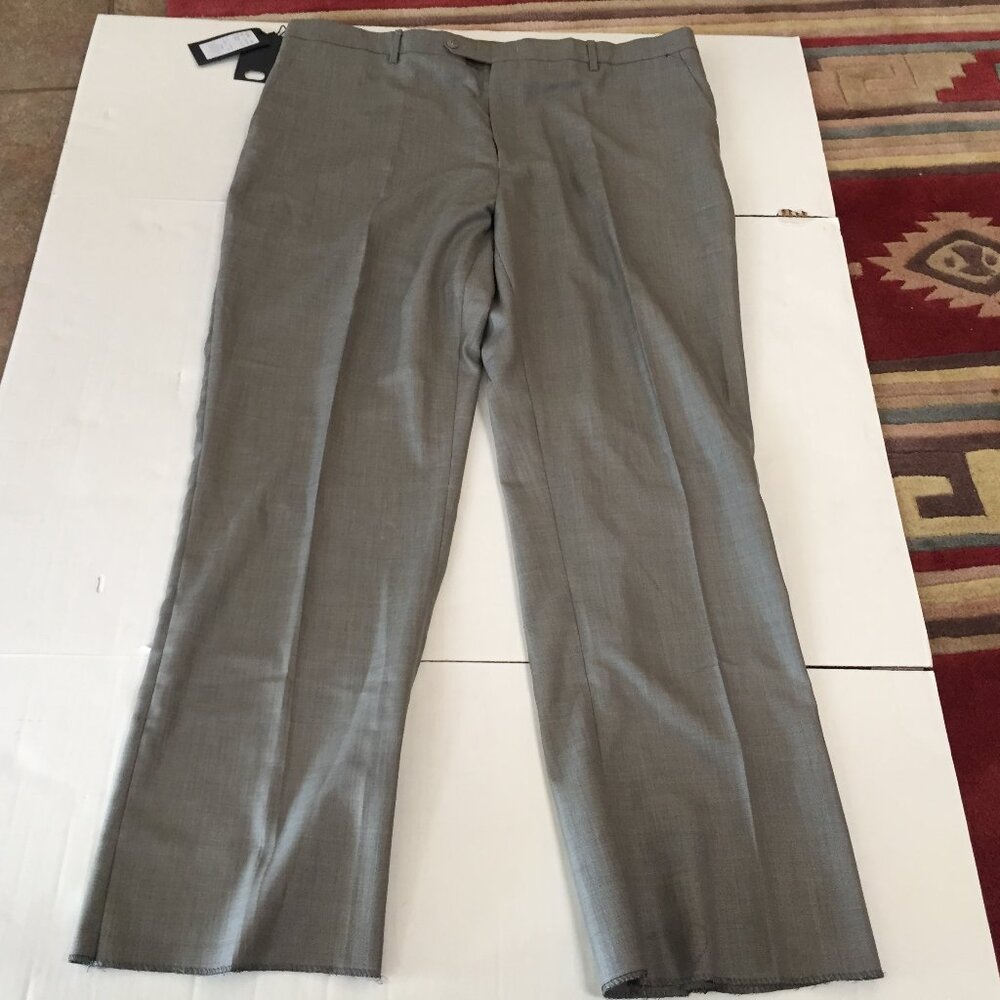 New Form 54 Dress slacks Size 42 Grey Tweed